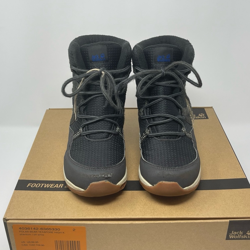 JACK WOLFSKIN: Polar Wolf Texapore High K - Kids Winter Boots, Size 2